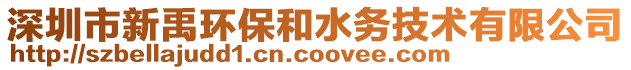 深圳市新禹環(huán)保和水務技術有限公司