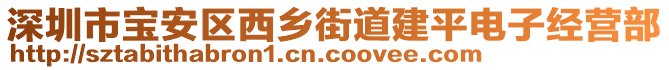 深圳市寶安區(qū)西鄉(xiāng)街道建平電子經(jīng)營部