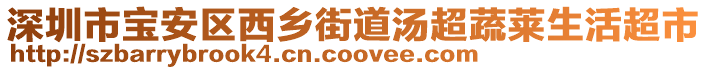 深圳市寶安區(qū)西鄉(xiāng)街道湯超蔬萊生活超市