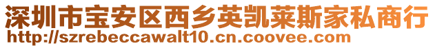 深圳市寶安區(qū)西鄉(xiāng)英凱萊斯家私商行