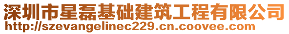 深圳市星磊基礎(chǔ)建筑工程有限公司