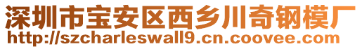 深圳市寶安區(qū)西鄉(xiāng)川奇鋼模廠