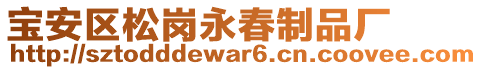 寶安區(qū)松崗永春制品廠