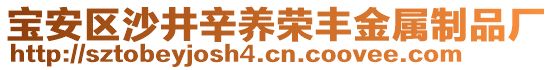 寶安區(qū)沙井辛養(yǎng)榮豐金屬制品廠