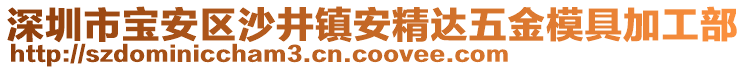 深圳市寶安區(qū)沙井鎮(zhèn)安精達五金模具加工部