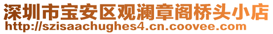 深圳市寶安區(qū)觀瀾章閣橋頭小店