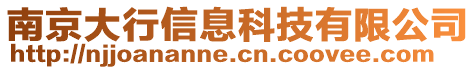 南京大行信息科技有限公司