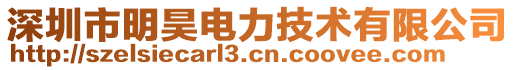 深圳市明昊電力技術(shù)有限公司