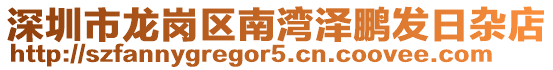 深圳市龍崗區(qū)南灣澤鵬發(fā)日雜店