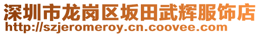 深圳市龍崗區(qū)坂田武輝服飾店