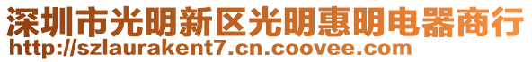 深圳市光明新區(qū)光明惠明電器商行