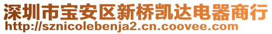 深圳市寶安區新橋凱達電器商行