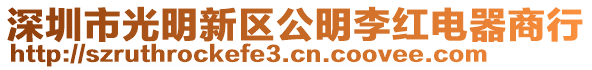 深圳市光明新區公明李紅電器商行