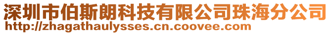 深圳市伯斯朗科技有限公司珠海分公司