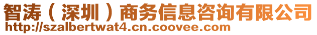 智濤（深圳）商務(wù)信息咨詢有限公司