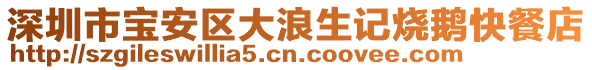 深圳市寶安區(qū)大浪生記燒鵝快餐店