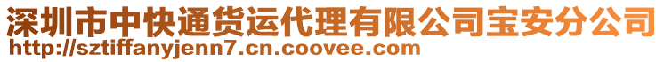 深圳市中快通貨運代理有限公司寶安分公司