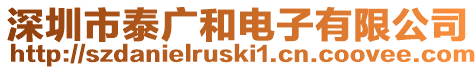 深圳市泰廣和電子有限公司