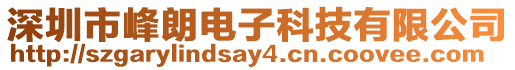 深圳市峰朗電子科技有限公司