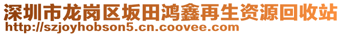 深圳市龍崗區(qū)坂田鴻鑫再生資源回收站