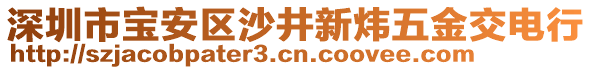 深圳市寶安區(qū)沙井新煒五金交電行