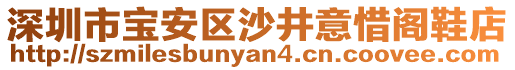 深圳市寶安區(qū)沙井意惜閣鞋店