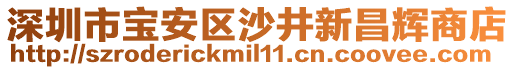 深圳市寶安區(qū)沙井新昌輝商店