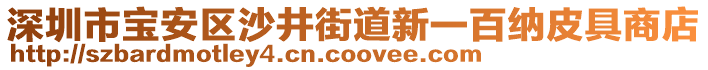 深圳市寶安區(qū)沙井街道新一百納皮具商店