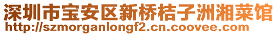 深圳市寶安區新橋桔子洲湘菜館