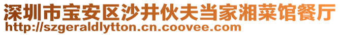 深圳市寶安區沙井伙夫當家湘菜館餐廳