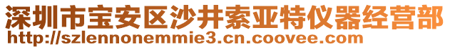 深圳市寶安區(qū)沙井索亞特儀器經(jīng)營部