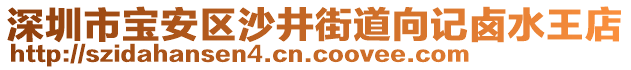 深圳市寶安區(qū)沙井街道向記鹵水王店