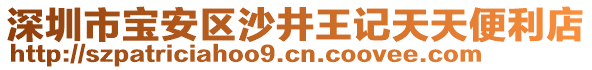 深圳市寶安區(qū)沙井王記天天便利店