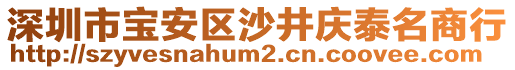 深圳市寶安區(qū)沙井慶泰名商行