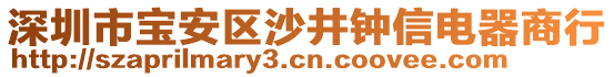 深圳市寶安區(qū)沙井鐘信電器商行