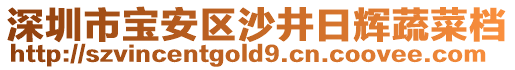 深圳市寶安區(qū)沙井日輝蔬菜檔