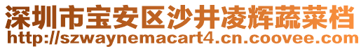 深圳市寶安區(qū)沙井凌輝蔬菜檔