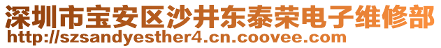 深圳市寶安區(qū)沙井東泰榮電子維修部