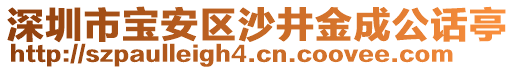 深圳市寶安區(qū)沙井金成公話亭