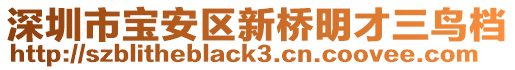 深圳市寶安區(qū)新橋明才三鳥檔