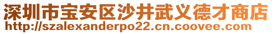 深圳市寶安區(qū)沙井武義德才商店