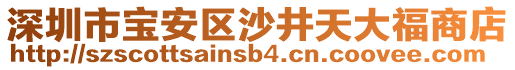 深圳市寶安區(qū)沙井天大福商店