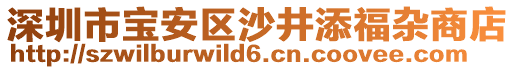 深圳市寶安區(qū)沙井添福雜商店