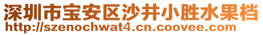 深圳市寶安區(qū)沙井小勝水果檔