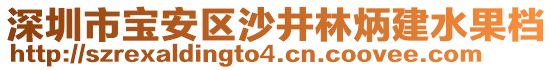 深圳市寶安區(qū)沙井林炳建水果檔