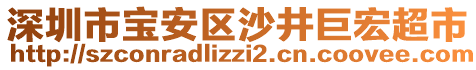 深圳市寶安區沙井巨宏超市