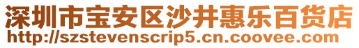 深圳市寶安區(qū)沙井惠樂(lè)百貨店