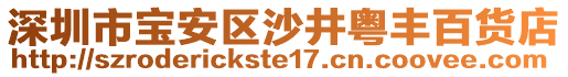 深圳市寶安區(qū)沙井粵豐百貨店