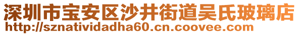 深圳市寶安區(qū)沙井街道吳氏玻璃店