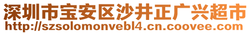 深圳市寶安區沙井正廣興超市